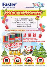 <b>Faster Coloring Contest@ Talent Bookstore (Tasek Central) @17 December 2017</b>