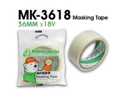 | MK-3618 | MASKING TAPE 36MM x 18Y