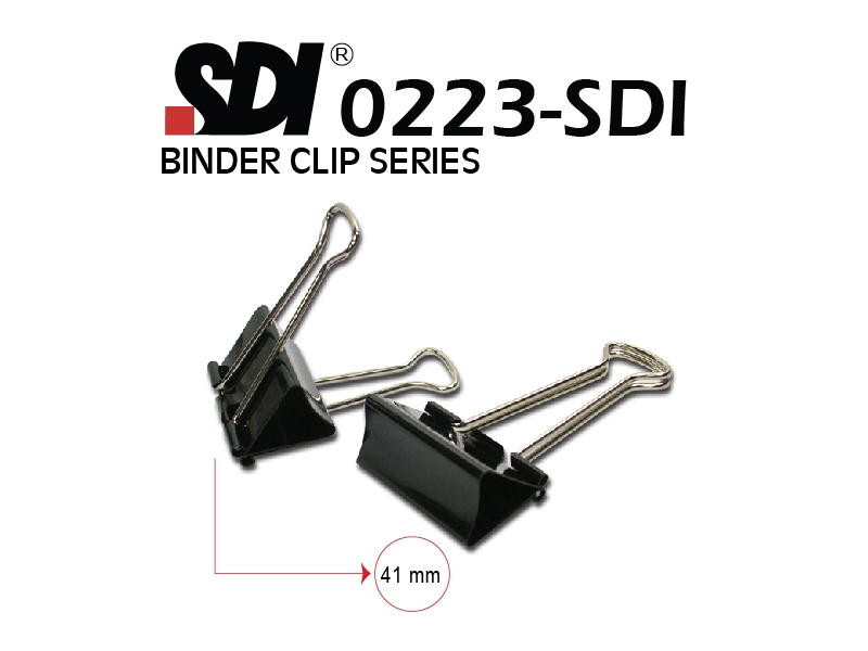 SDI Clip 1 5/8 (41mm) Binder Clip