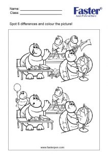 Spot the Differences and Colour