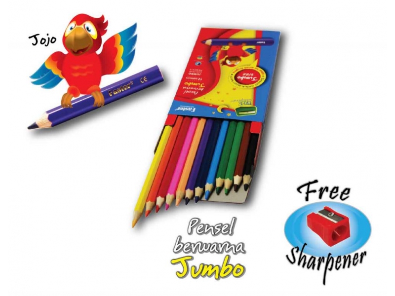 JOJO COLOUR PENCILS 12L