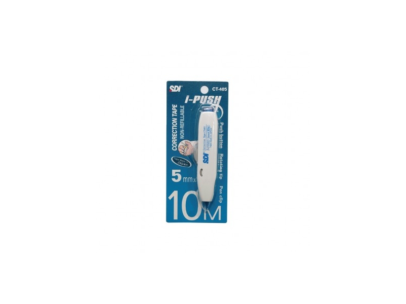 i-PUSH CORRECTION TAPE, NON-REFILLABLE