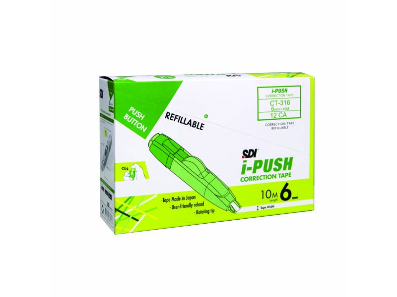 i-PUSH CORRECTION TAPE