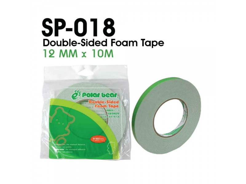 DOUBLE-SIDED FOAM TAPE 12MM x 10M