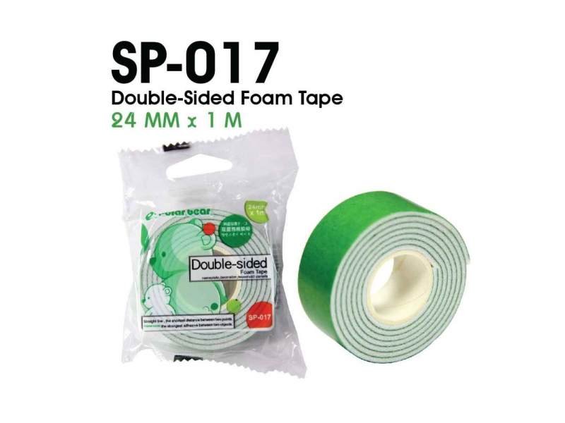 DOUBLE-SIDED FOAM TAPE 12MM x 1M
