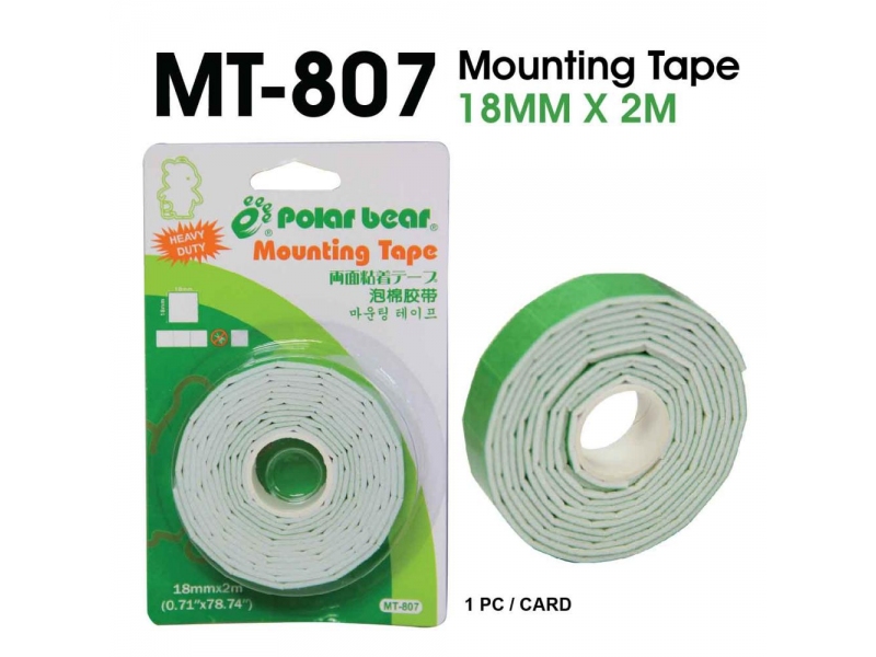 MOUNTING TAPE 18MM x 1M