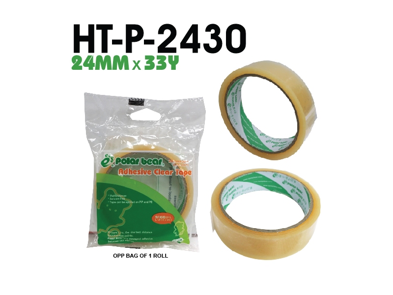 ADHESIVE CLEAR TAPE 24MM x 33Y