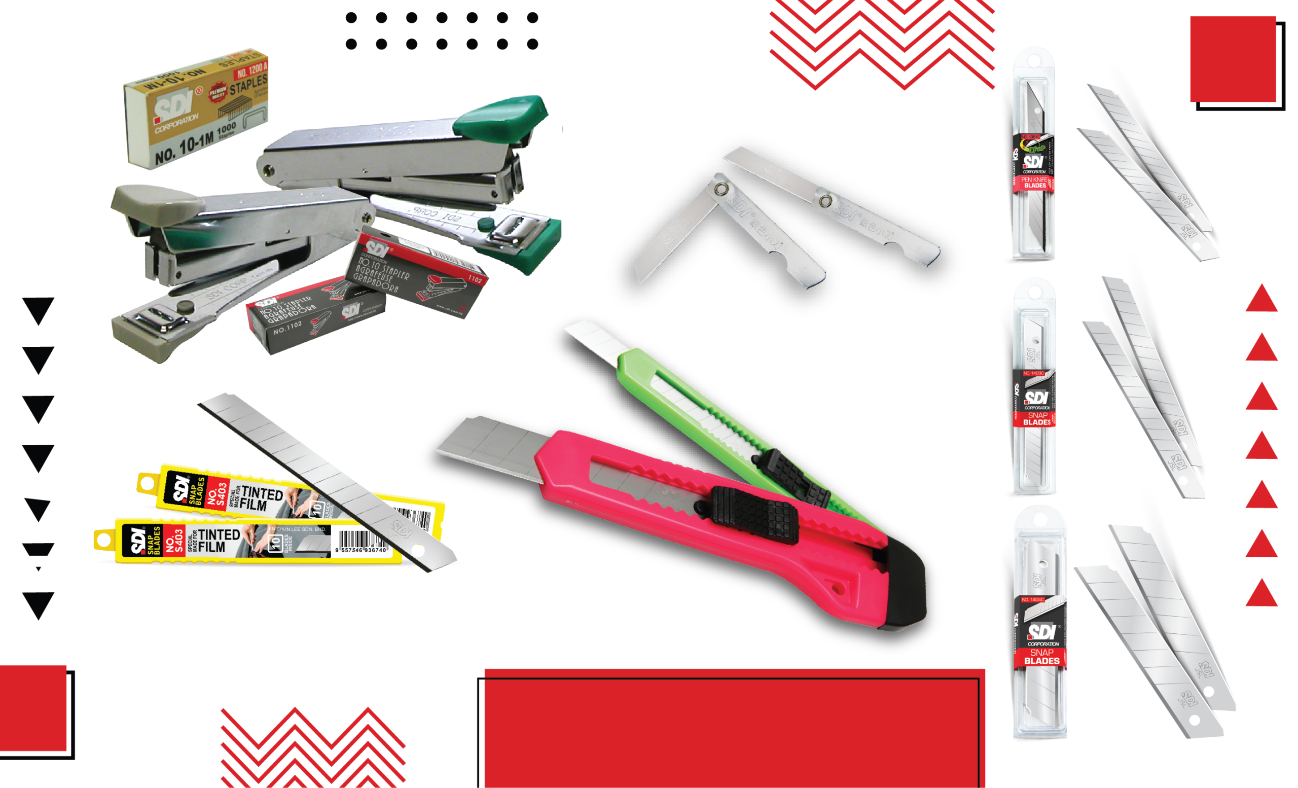 SDI brand catalogue hero display